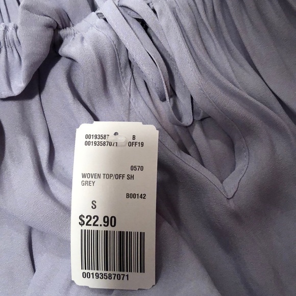 Off the Shoulder grey top - Picture 4 of 6